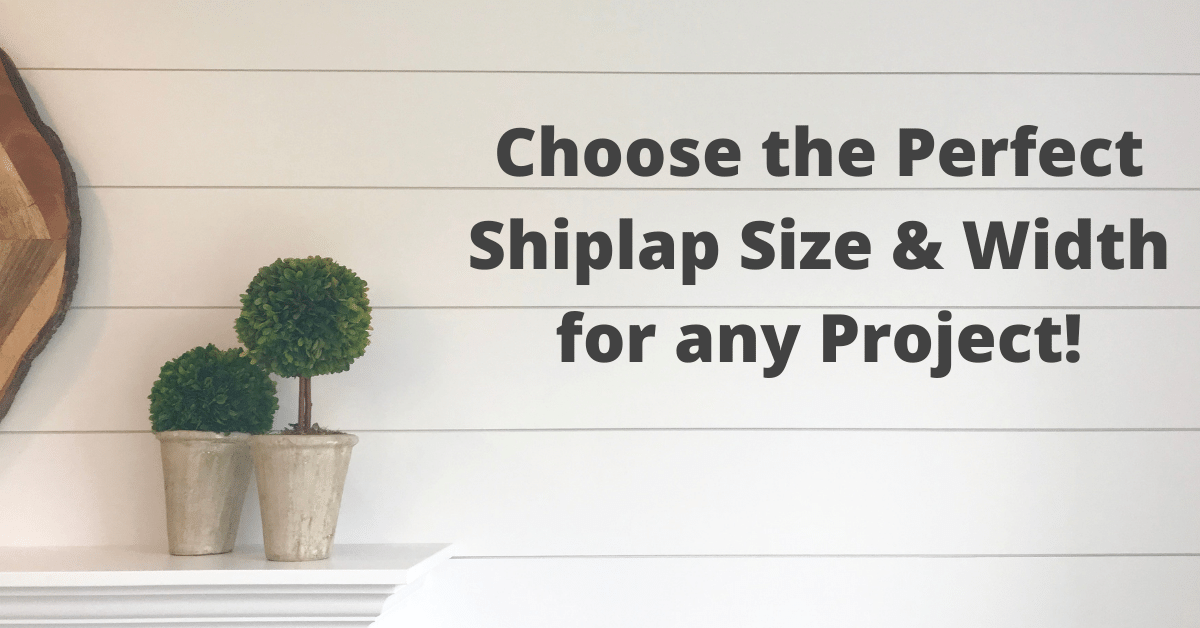 Choose the Perfect Shiplap Size & Width for any Project! Carpet and