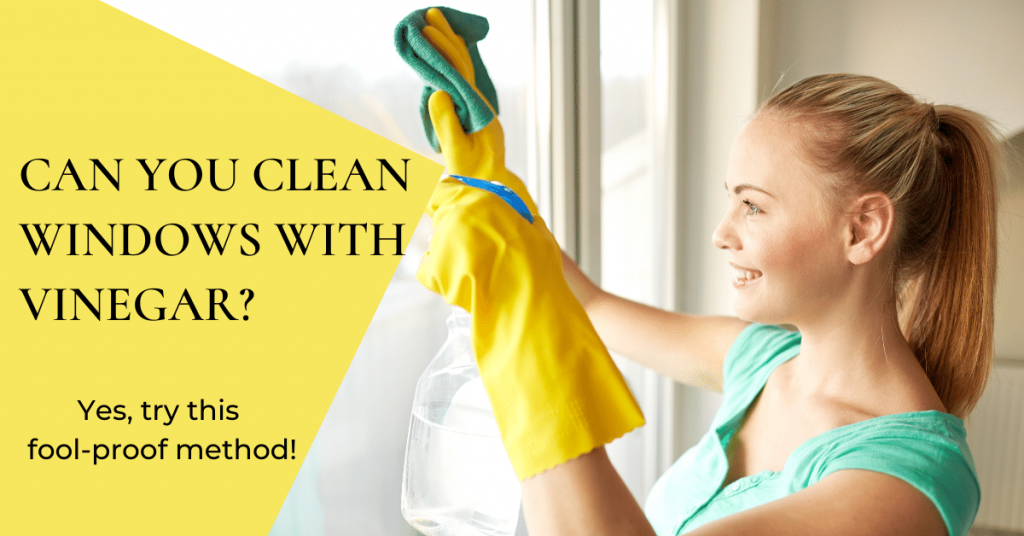 Clean Windows with Vinegar