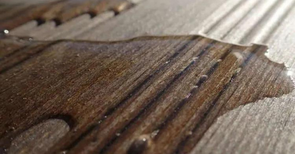 Hardwood is Water-Resistant