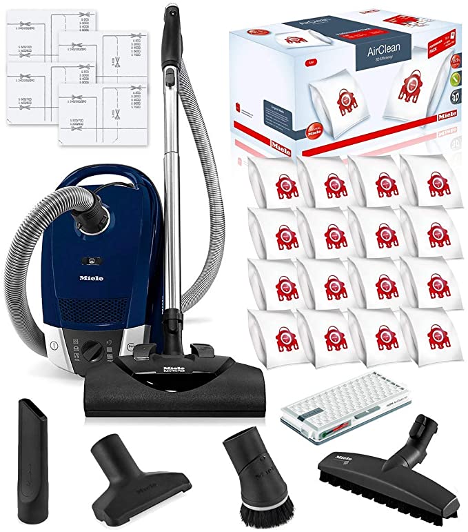 Miele Electro+ Canister Vacuum Marine Blue (Compact C2)