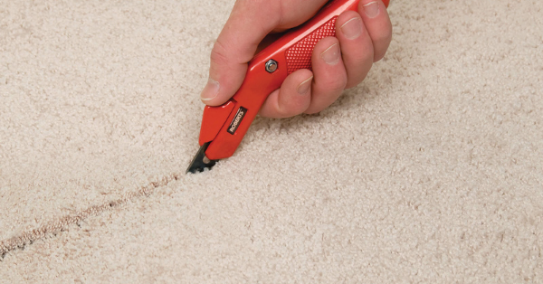 Patching with carpet fabric