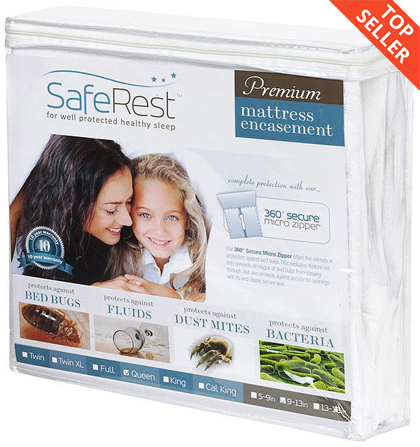 SafeRest Bed Bug Mattress Encasement