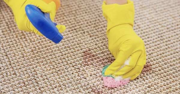 cleaning jute carpet