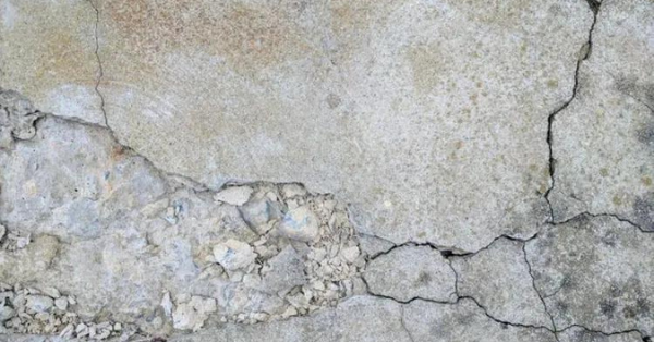 cracks in concrete